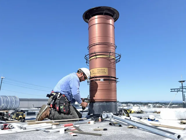 Installed chimney liner by Fort Lauderdale Chimney Sweep in Fort Lauderdale, FL