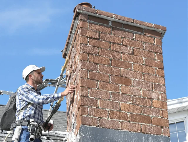 Brickwork for a chimney rebuild by Fort Lauderdale Chimney Sweep in Fort Lauderdale, FL