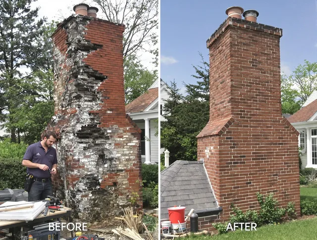 Fort Lauderdale Chimney Sweep performing a full chimney restoration in Fort Lauderdale, FL