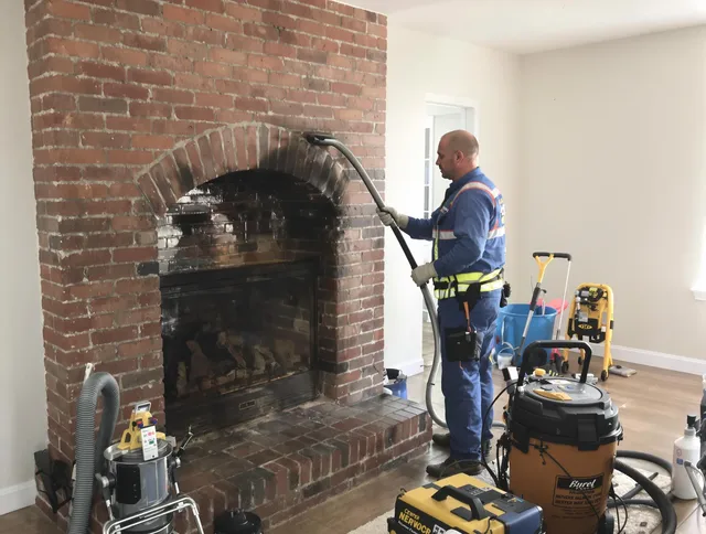 Fort Lauderdale Chimney Sweep expert performing detailed chimney sweep in Fort Lauderdale, FL