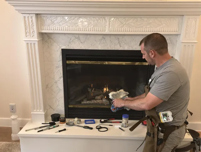 Fort Lauderdale Chimney Sweep performing fireplace maintenance in Fort Lauderdale, FL