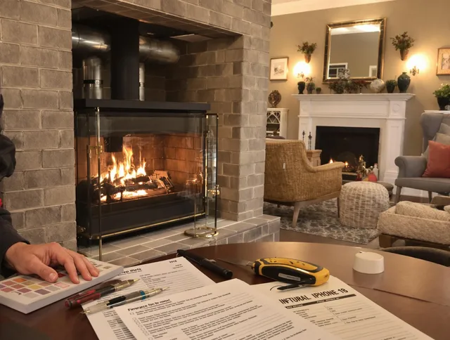 Fort Lauderdale Chimney Sweep verifying fireplace safety measures in Fort Lauderdale, FL